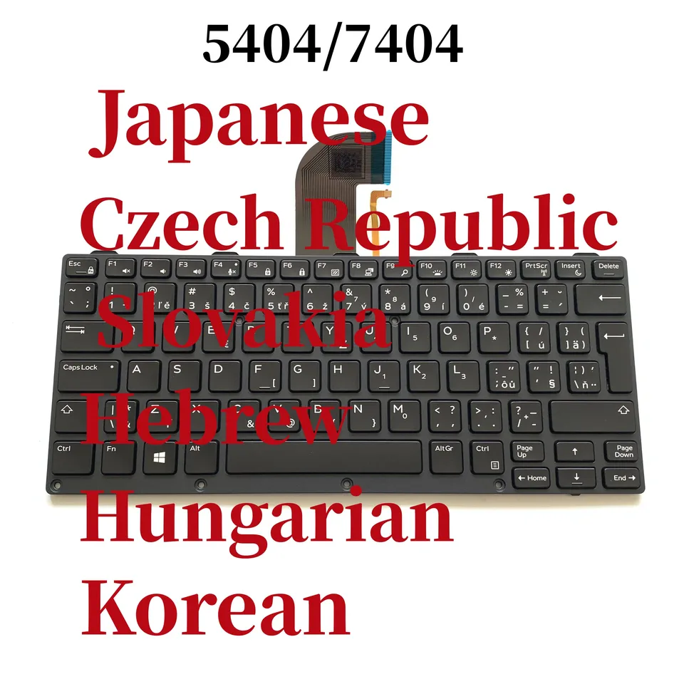 Clavier de rechange pour Dell Latitude 7210 7200 2 en 1 Clavier K18M UK Layout 0NCD42