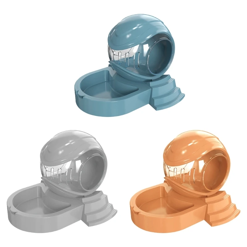 

K5DC Hamster Bowl Hideouts House Plastic Feeding Dish for Small Hedgehogs Junior Chipmunk Young Squirrels Small Animal
