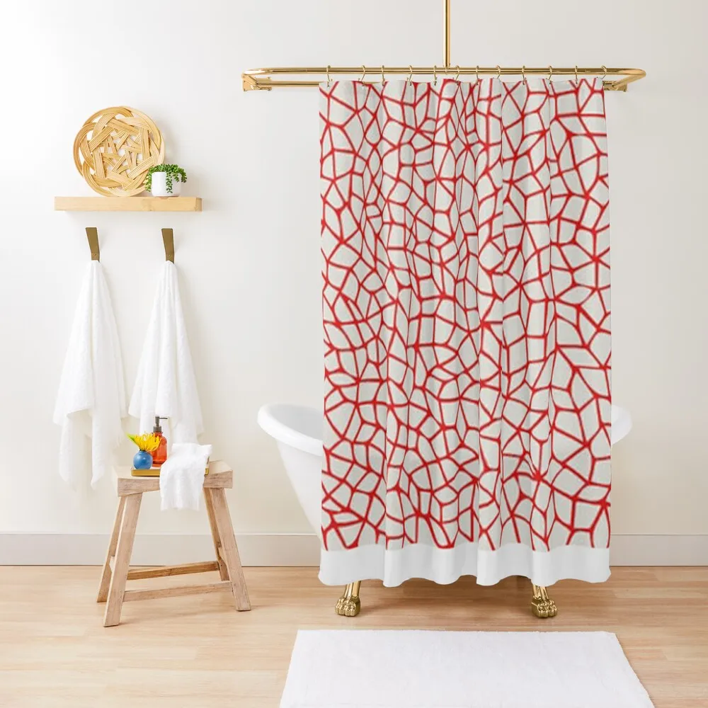 

Yayoi Kusama Exhibition Poster Shower Curtain Modern Accessory Bathrooms For Bathroom Curtain