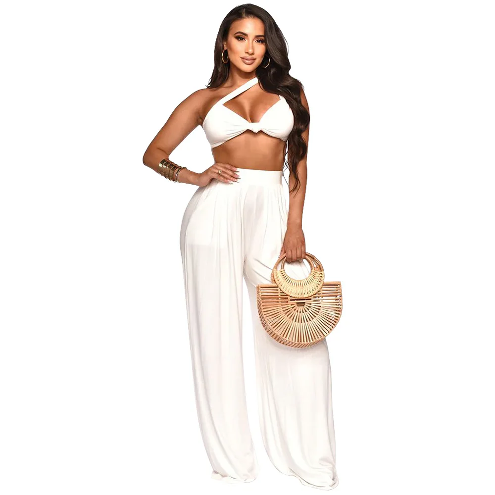 two piece set women outfits summer 2 piece set pants sets crop top