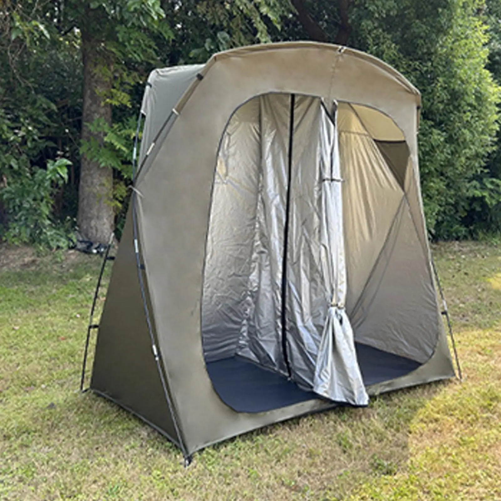 Camping Shower Tent with Carry Bag Waterproof 2 Person Toilet and Changing Shelter for Outdoor Hiking Beach Picnic Camping