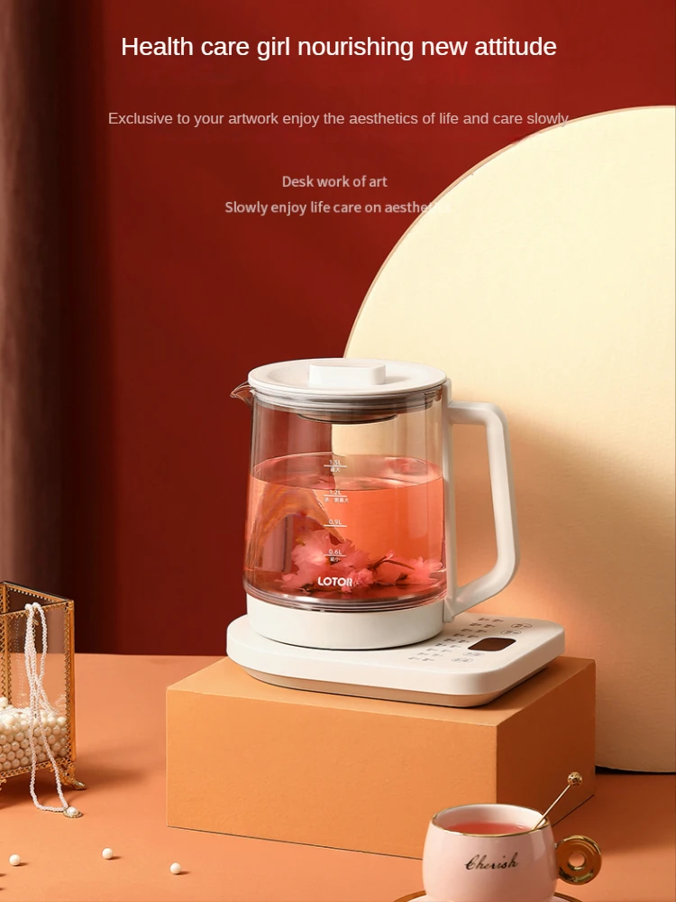 Description Picture 5 of itemThermostatic electric kettle, household intelligent automatic thermal insulation, teapot, glass, small dormitory