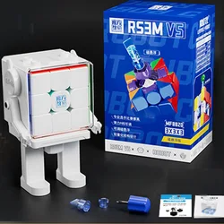 MoYu 3x3 Magnetic Speed Cube with Ball Core - Professional Puzzle Toy (MagLev Ver(Robot))