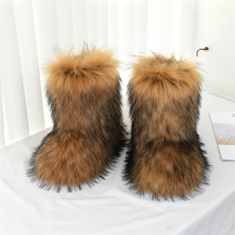 Faux Fur Fuzzy Boots Store | bellvalefarms.com