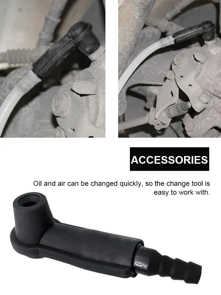 Brake Oil Change Connector Car Oil Pumping Pipe Car Brake System Fluid Connector for Auto Filling Equipment Accessories