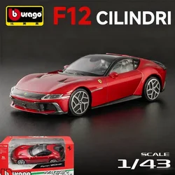 Bburago 1:43 Scale Ferrari Die - Cast Alloy Car Miniature Collectible Ornament Custom Gift (Ferrari 12cilindri)
