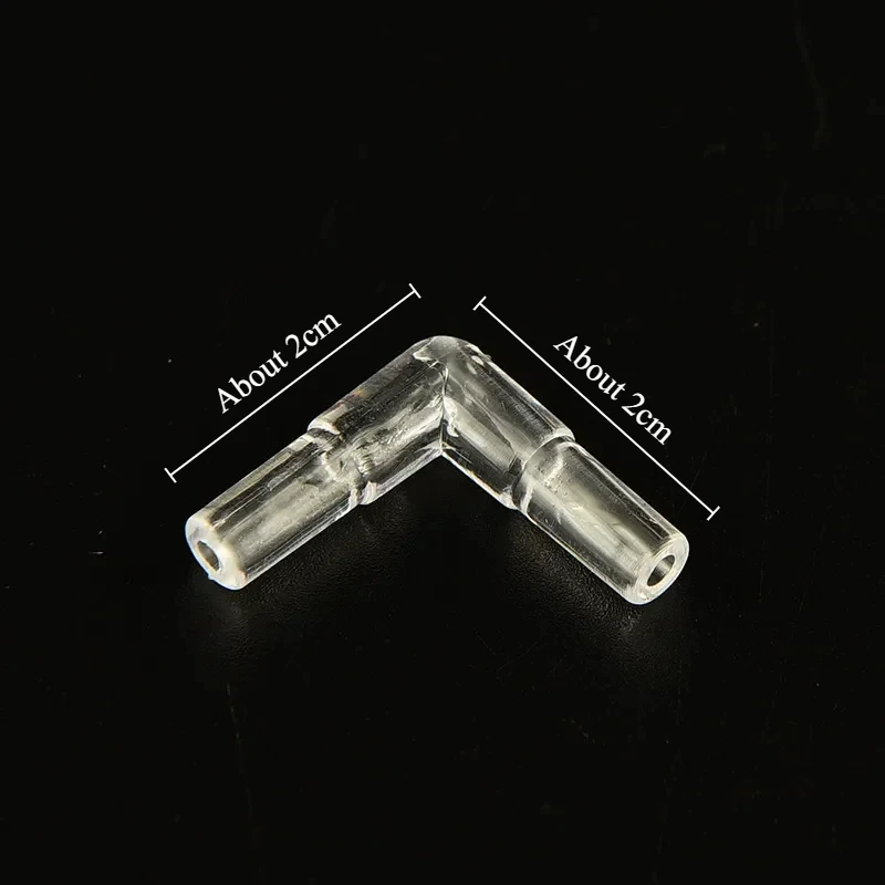 Aquarium Accessories Aquarium Air Pump Accessories 10X 4mm Clear Elbow Connector Plastic Fish Tank Aquarium Air Line Tubing Connector Accessories Profession Great