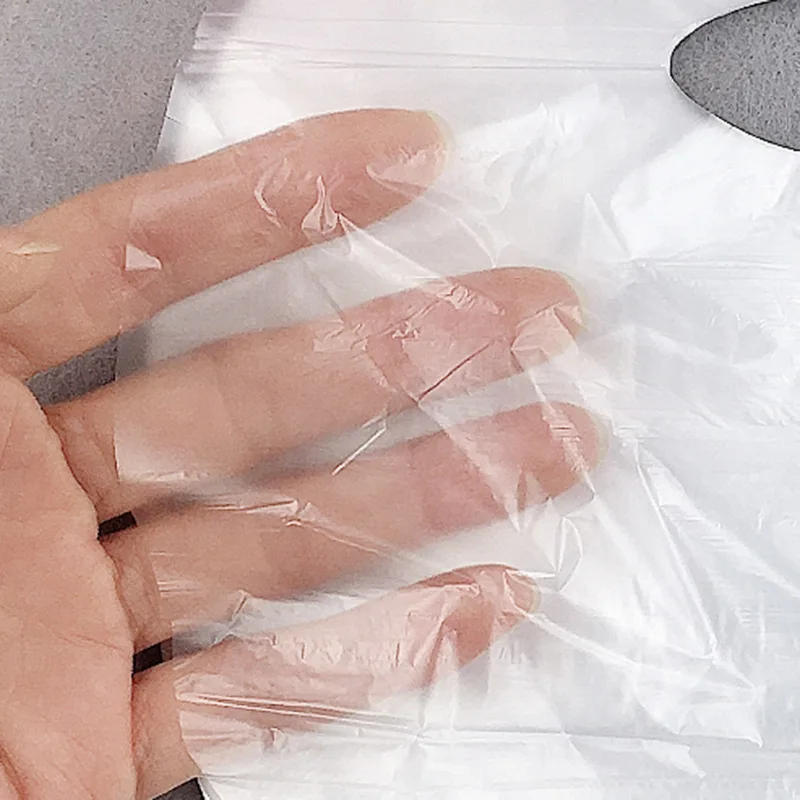 Transparent Disposable Face and Neck Mask Wrap