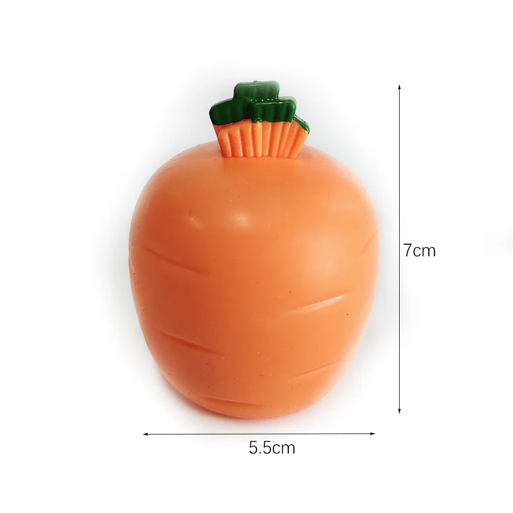 Easter Carrot Rabbit Squeeze Cup Cute Bunny Pinching Plaything Easter Decoration 2026 Easter Rabbit Birthday Gift for Kids