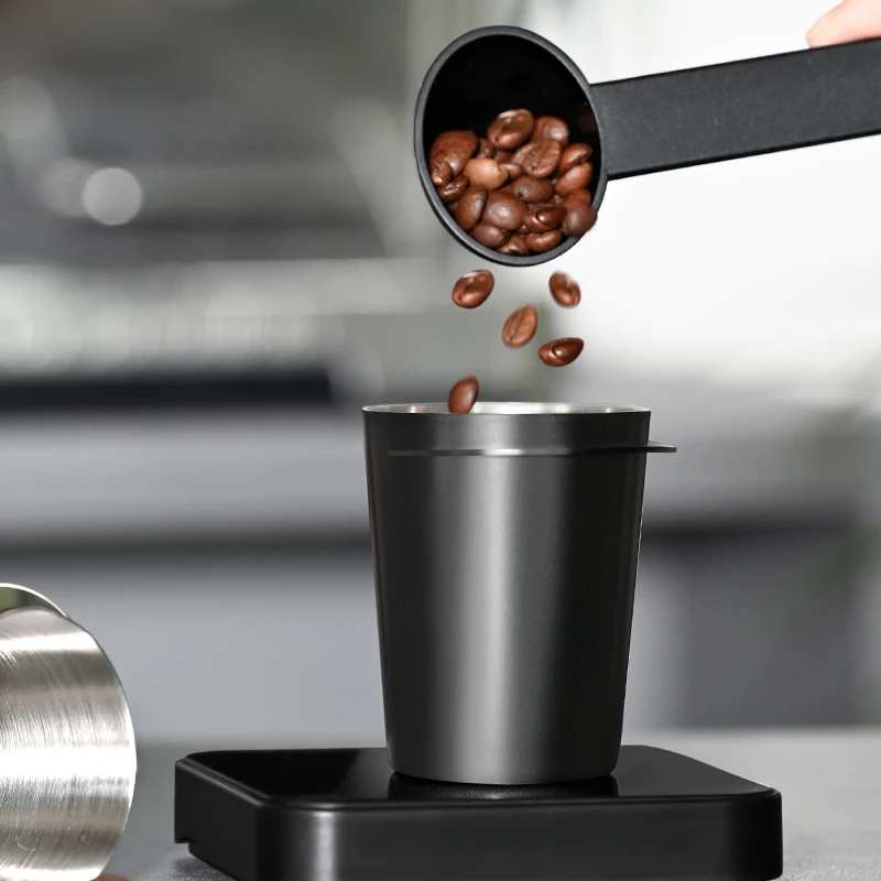 Premium Stainless Steel Espresso Dosing Cup for Precision Coffee Brewing