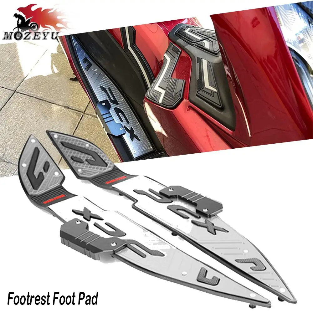 

Motorcycle PCX160 PCX125 Footboard Foot Pedals Footrest Foot Steps Pad Footpad For Honda PCX 160 125 PCX 2020 2021 2022 2023