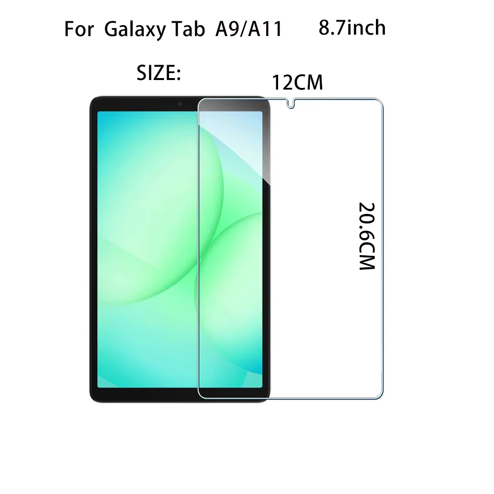 2-Pack Tempered Glass Screen Protector for Tablets - HD Protective Film