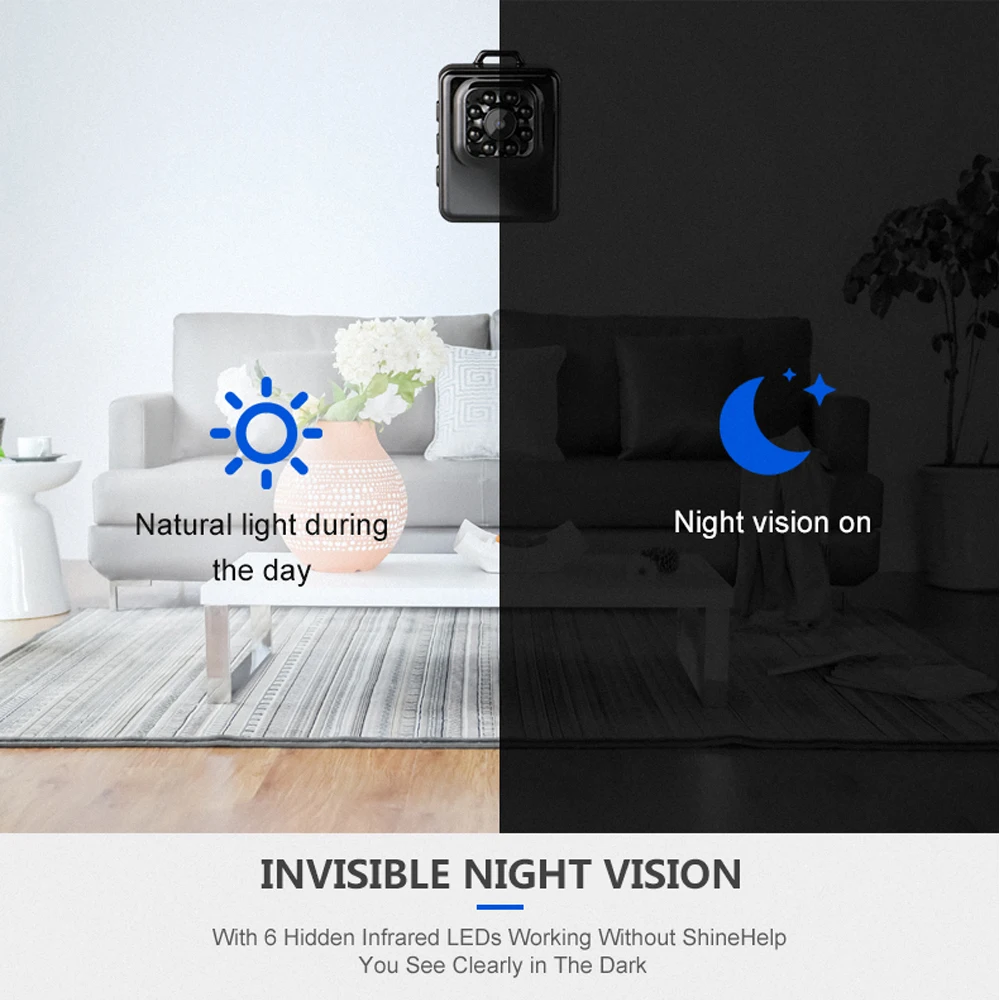 Mini Sport Camera G107 With Motion Detection Night Vision Video Resolution 1080p Full HD Photo Trap 5