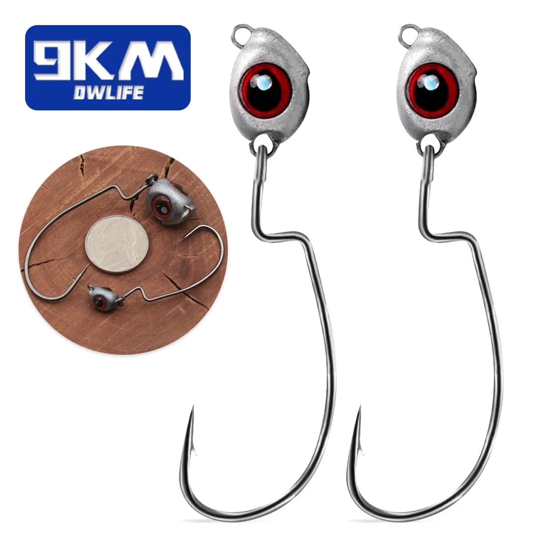 Swimbaitanzuelosdecabezaplomadaparapescadelubina1030piezas