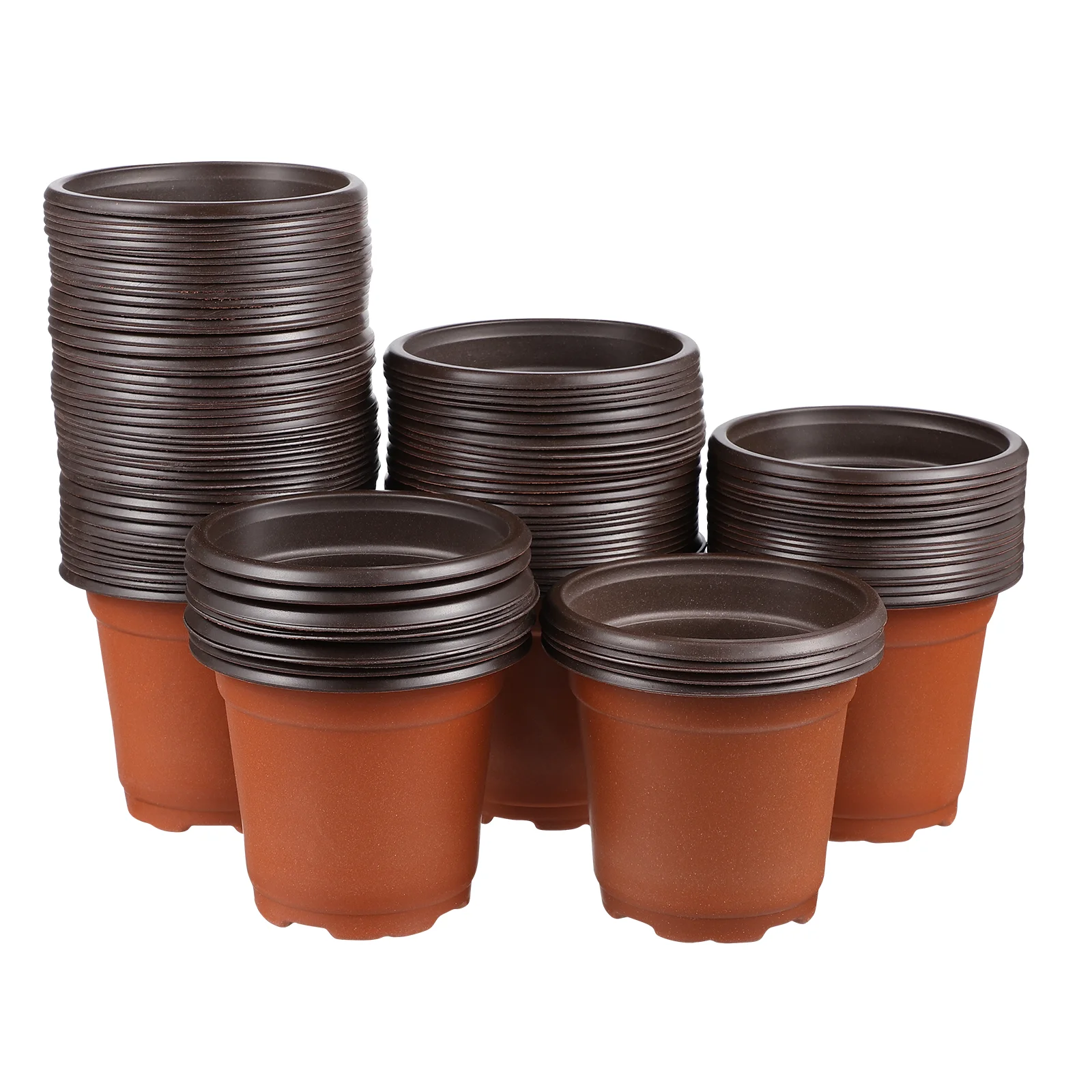 

100 Pcs Home Simple Flower Pots Plants Containers Garden Indoor Balcony Household Planter Basins