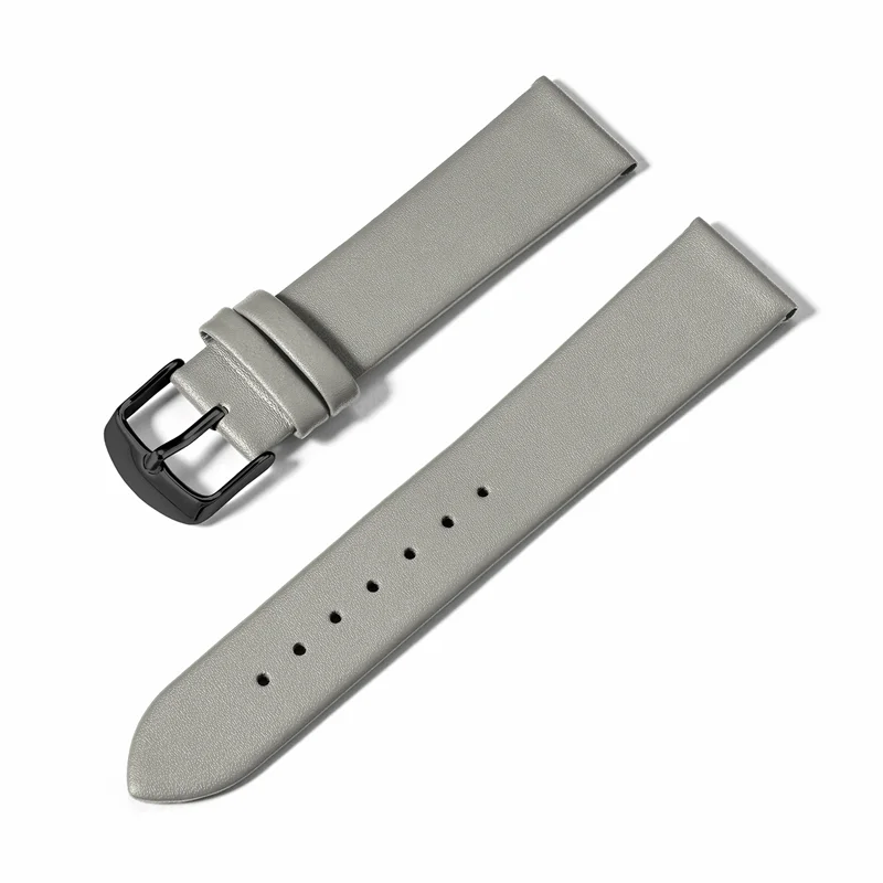 Premium Universal Genuine Leather Watch Strap - Soft, Waterproof Cowhide Band
