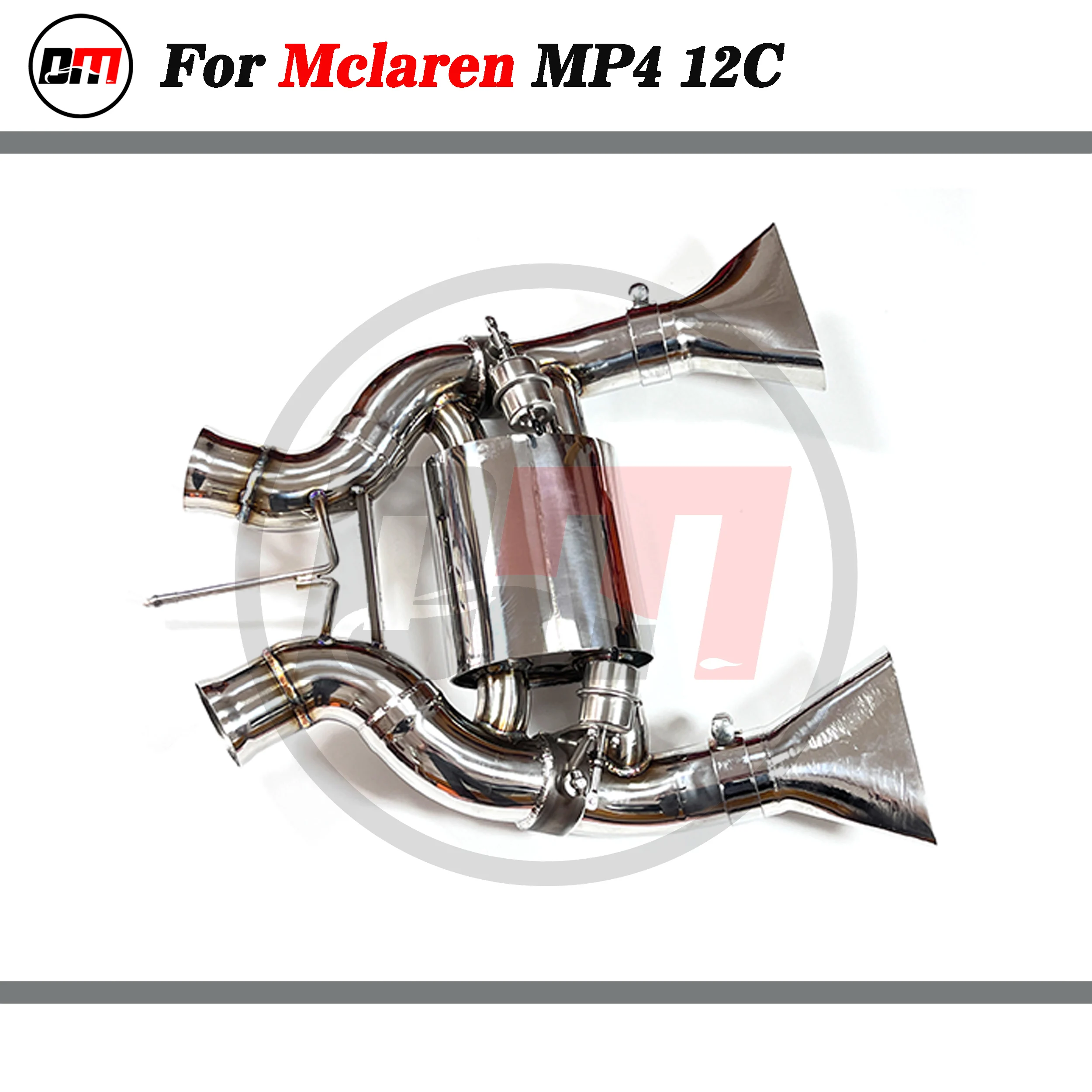 

Выхлопная система DM из нержавеющей стали catback для mclaren mp4 12c 3,8 t с реальной производительностью выхлопной трубы