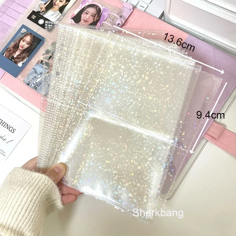 Colorblock A5 Binder & Photocard Album with Refill Sleeves and Gift Bookcase