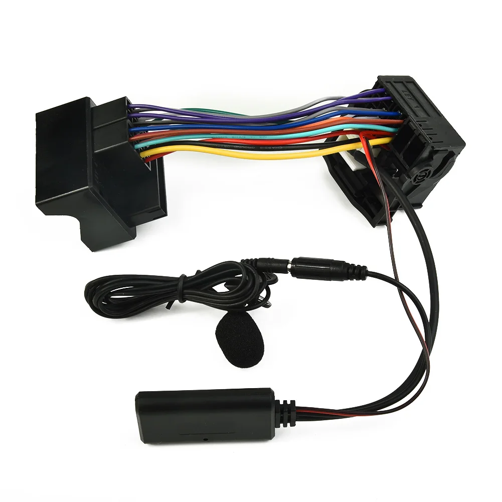 1 juego con adaptador de cable receptor Bluetooth con micrófono y receptor AUX para RCD-210/310 para módulo RNS-300/310/315/510. Reemplaza las piezas