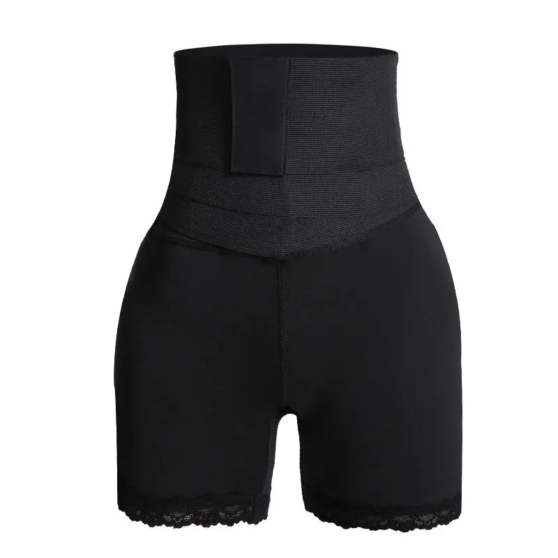 

2 in 1 Waist Trainer Belt Flat Belly Panties Slimming Women Body Shaper Corset Abdomen Band Bandage Wrap Tummy Control Shorts