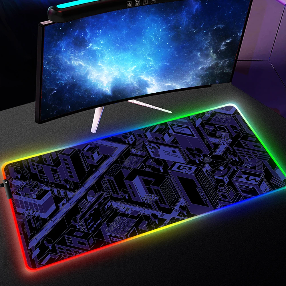 

Коврик для мыши с RGB-подсветкой, 90x0 см