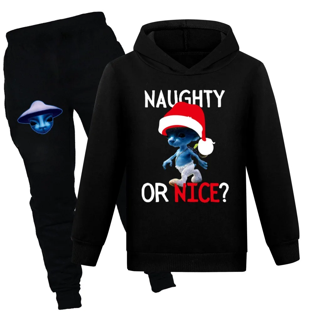 

Cartoon Shailushai Christmas Clothes Kids Autumn Tracksuit Baby Girls Hoodie Sets Boys Hooded Sweatshirts and Sweatpants Outfits