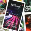 10.3*6cm Twin Flame Awakened Path Tarot 78 Pcs Keyword Cards with Meaning Oracle Card Deck Picture Tarot Reading Cards 2