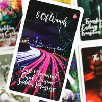 10.3*6cm Twin Flame Awakened Path Tarot 78 Pcs Keyword Cards with Meaning Oracle Card Deck Picture Tarot Reading Cards 2