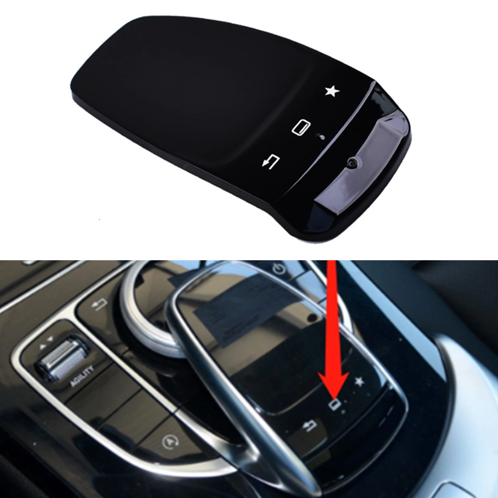 CenterSwitchTouchpadBlockControlConsoleTouchPadPanelCoverFor