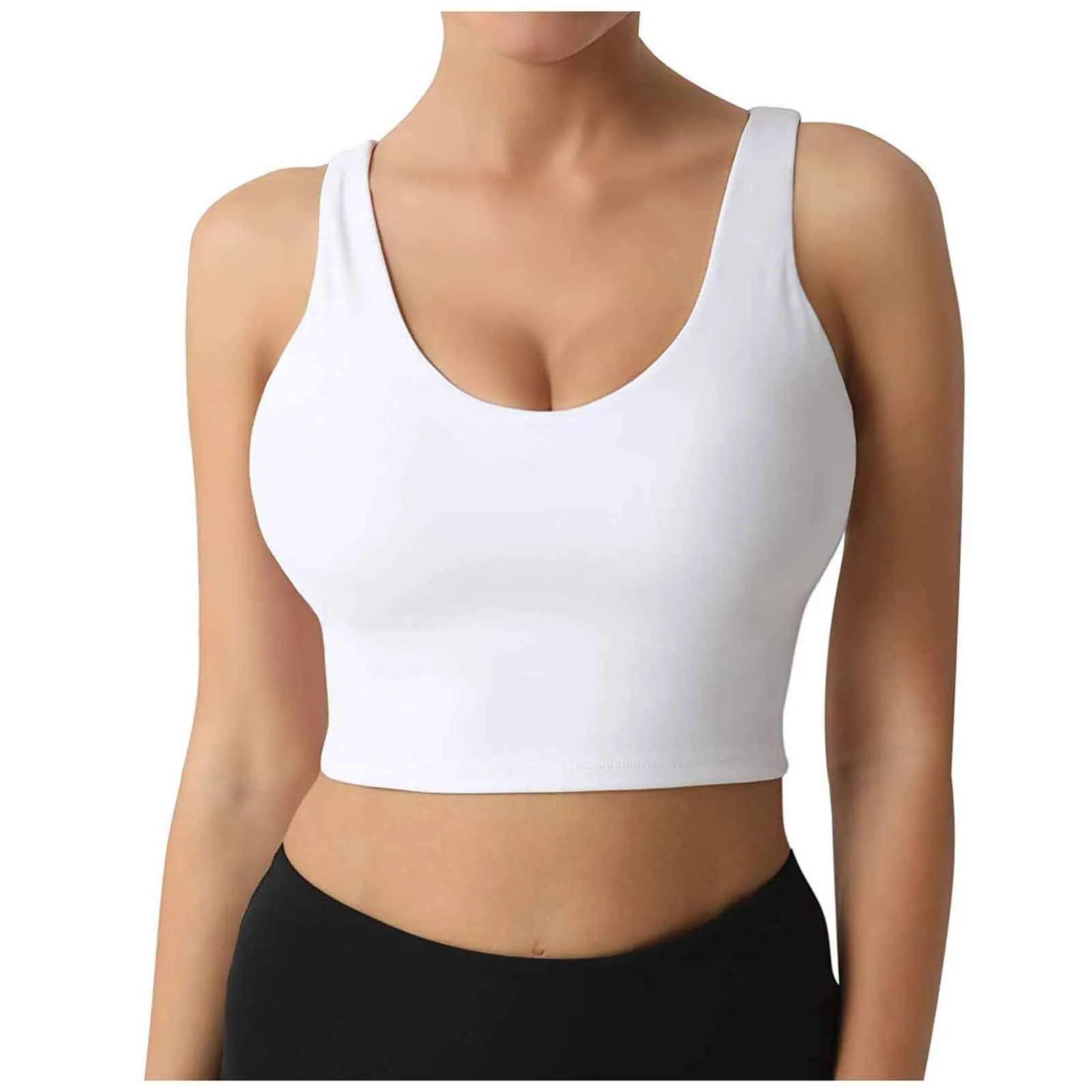 

One Piece Seamless Beauty Back Shockproof Running Thin Mold Cup Underwears Solid Color Breathable Gather Push Up Women Bras