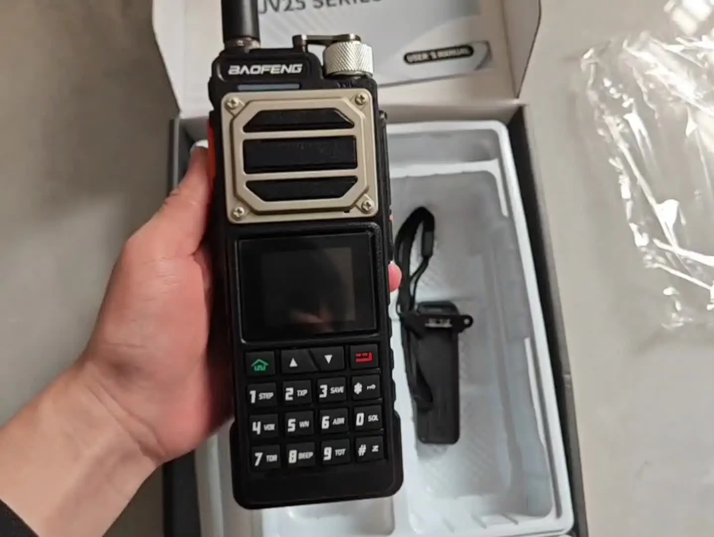 Baofeng UV-25 Air Band Walkie Talkie Беспроводное копирование частоты NOAA Type-C Зарядное устройство