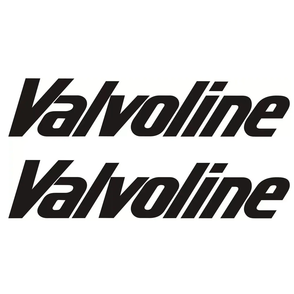 Premium Vinyl Sticker Set - Valvoline Design (2 Pack)