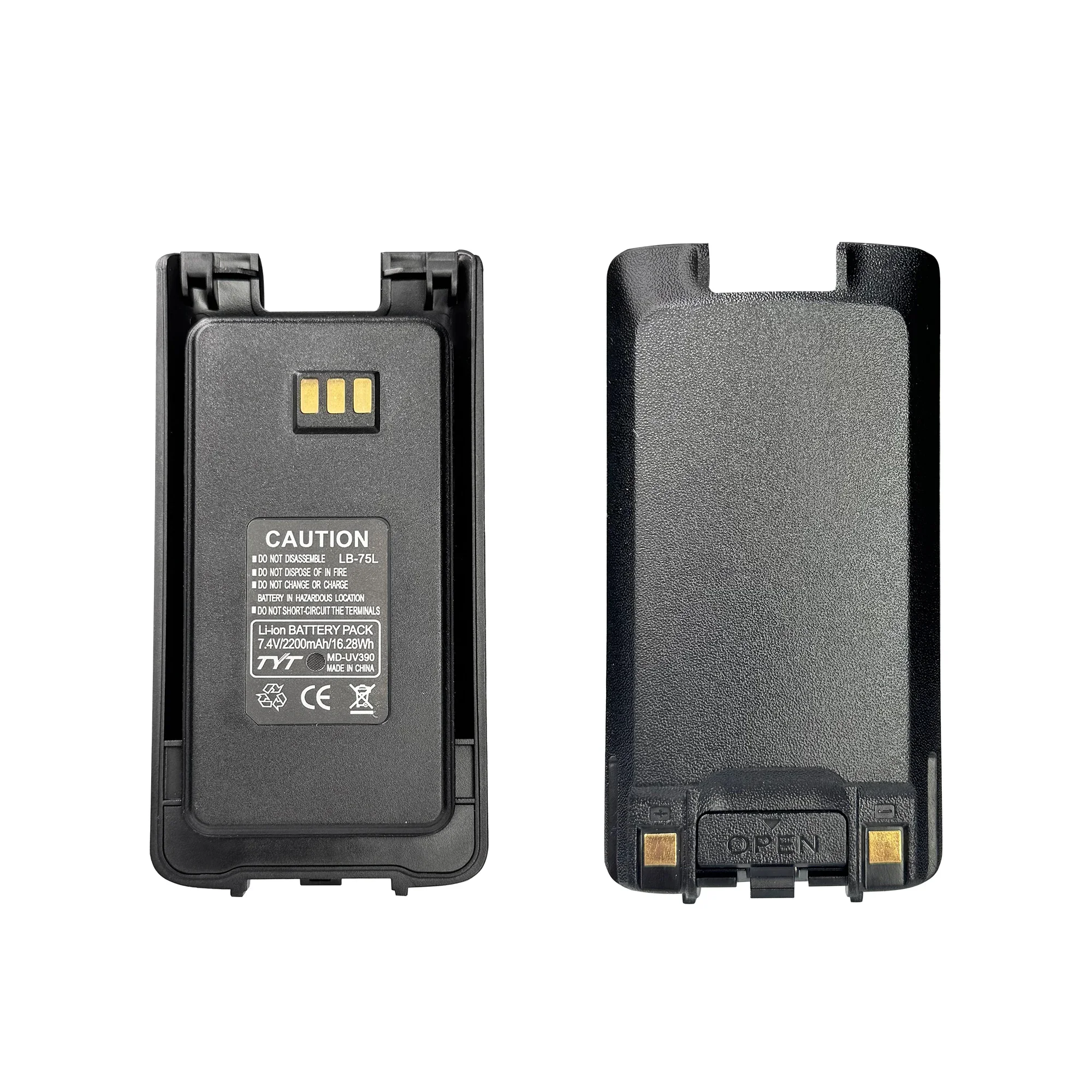 TYT MD-UV390 Plus Battery 2800/3600mAh Enlarge Thicker Battery Pack Compatible With MD-390 MD-680 MD-358 TH-UV8200 Two Way Radio