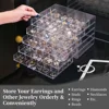Earring Storage Box Organizer Acrylic Jewelry Storage Box Holder With 5 Drawers Transparent Jewelry Display Stand Earring Box 3