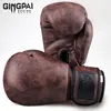 60575-4e8ed7.jpg Retro Color Adult Kids Women/Men Boxing Gloves Pu Leather MMA Muay Thai Boxe De Luva Mitts Sanda GYM Equipment 6 8 10 12OZ Boks