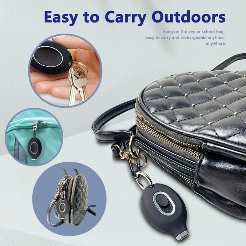 Keychain Mini Power Bank portable power bank mini powerbank for iphone android TYPE-C emergency power