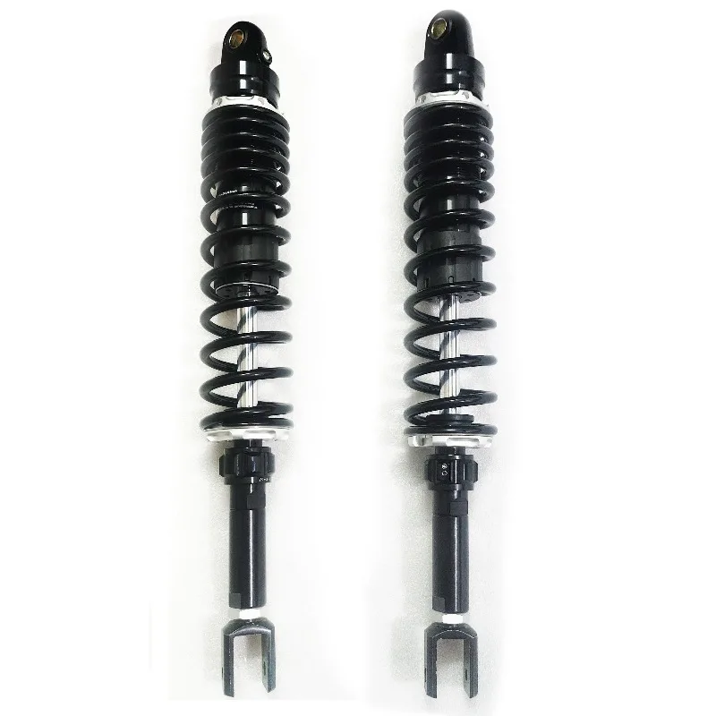 7mm 스프링 20mm 포크 380mm 400mm 410mm 420mm 430mm 440mm 오토바이 충격 흡수 장치, 혼다 야마하용 조절식 리어 서스펜션