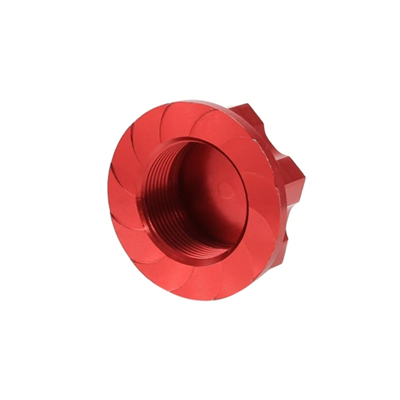 4Pcs Aluminum Hex Wheel Nuts Wheel Hub Cover Dustproof Anti-Skid For Arrma 1/5 Kraton 8S Outcast 8S RC Car 24Mm