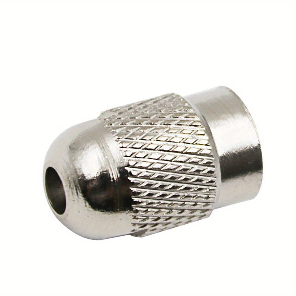 11pc Brass Chuck Silver Nut Electric Grinding Drill Bit Clamp Mini Drill Bit Chuck Electric Tool Accessory Set 4