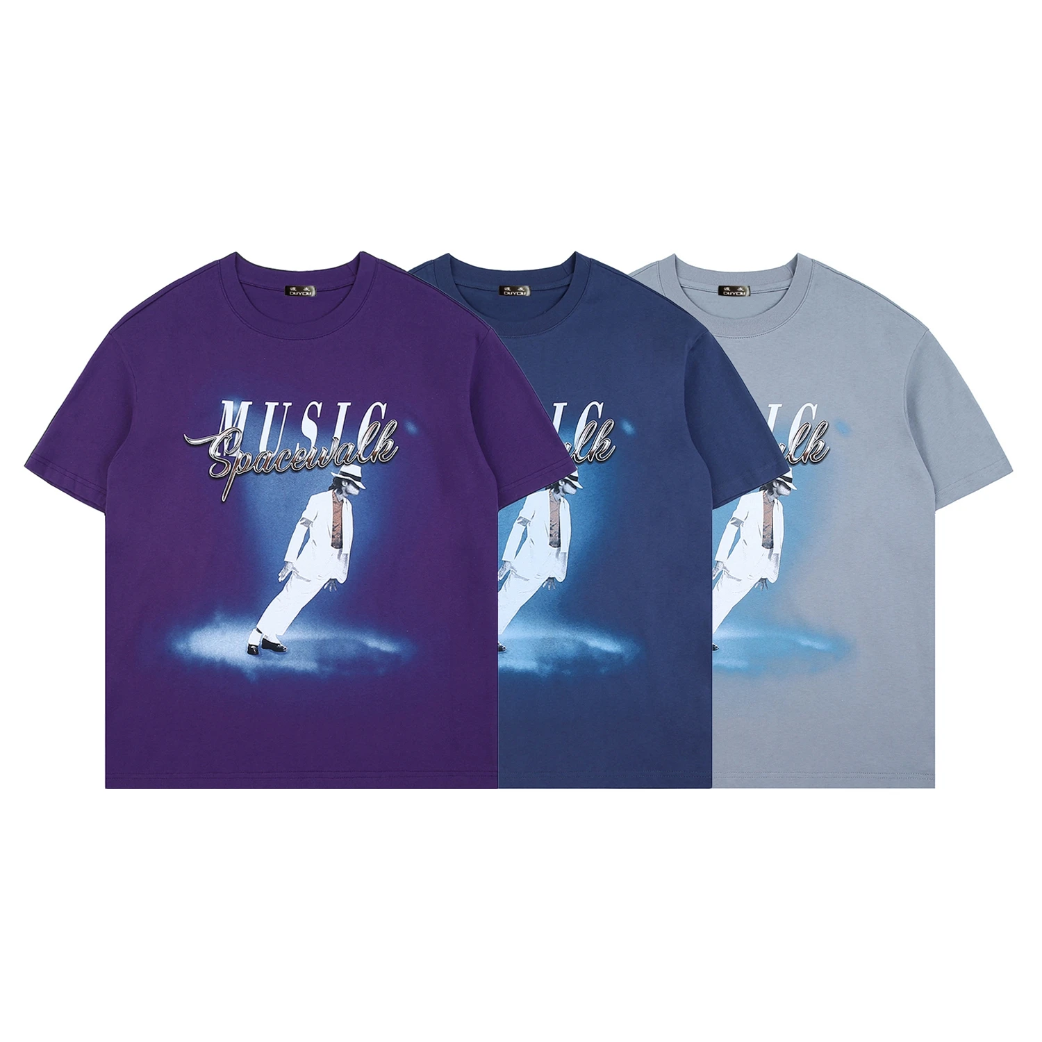 

Marcelo Barrett 2023 Summer New Oversize Print T-shirts Men Breathable 100% Cotton Fabric Vintage Tops Plus Size Tees | 21266