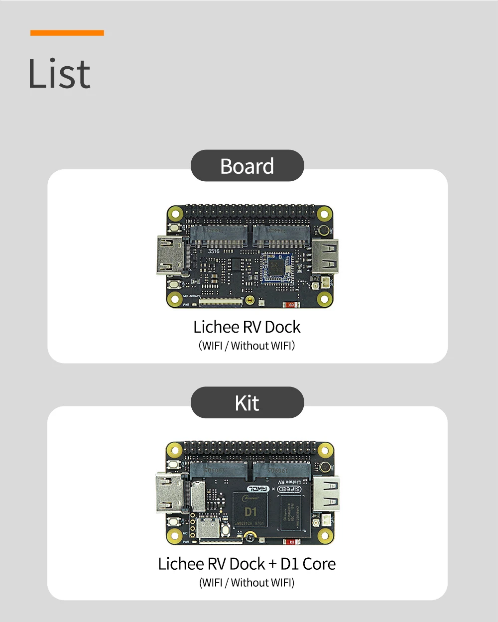 Placas de Desenvolvimento