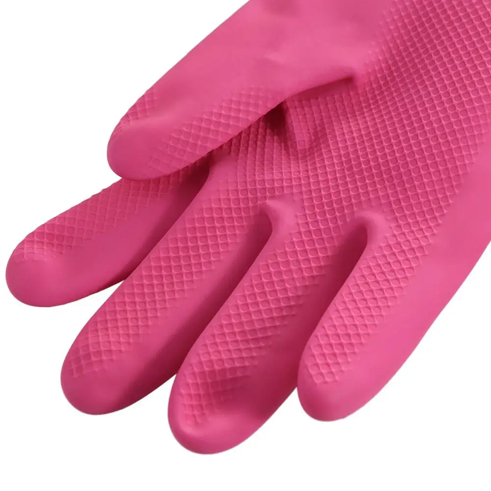 Description Picture 5 of itemSilicone Elastic Waterproof Housework Dishwashing Repeatable Rubber Gloves Cleaning Tool Household Cleaning Gloves