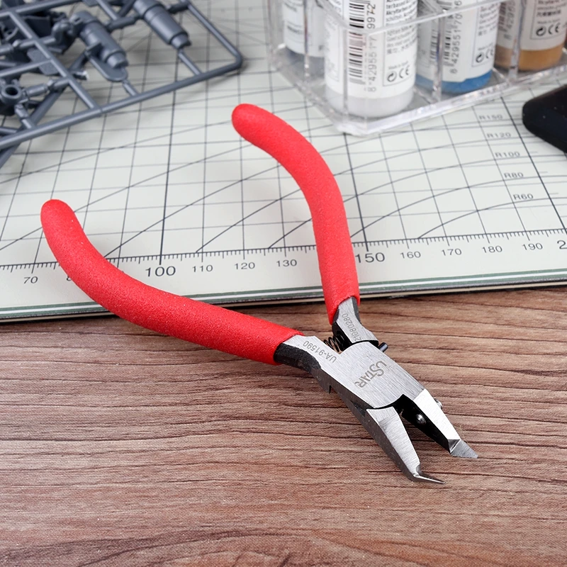Ustar UA-91590 Model Nipper Cutter Curved Plier Single Edge DIY Hobby School Stationery Arts Crafts Handicraft Making Tools