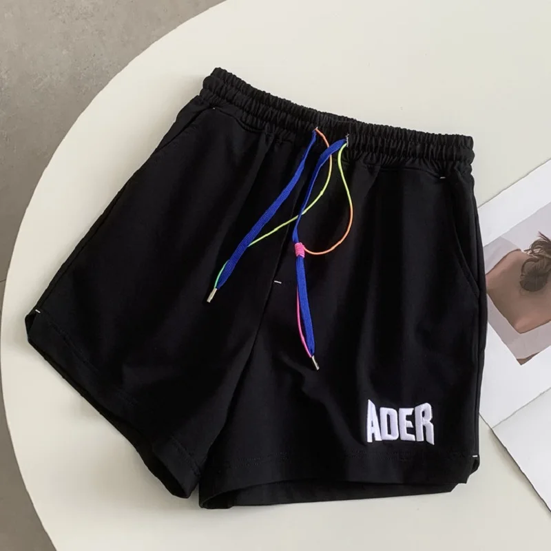 2022 Korea ADER ERROR Sweatpants Embroidery Shorts Men Women High Quality Double Drawstring Adererror Shorts burberry shorts Shorts