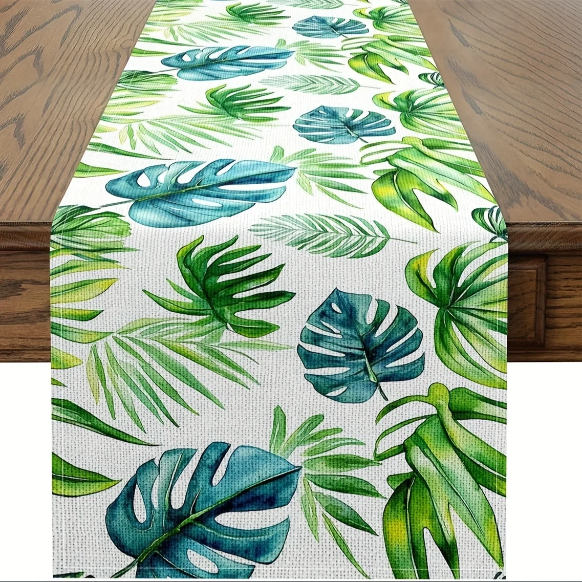 Nunubee Serie di Piante da frutto Tropicale Bandiera da Tavolo in Lino