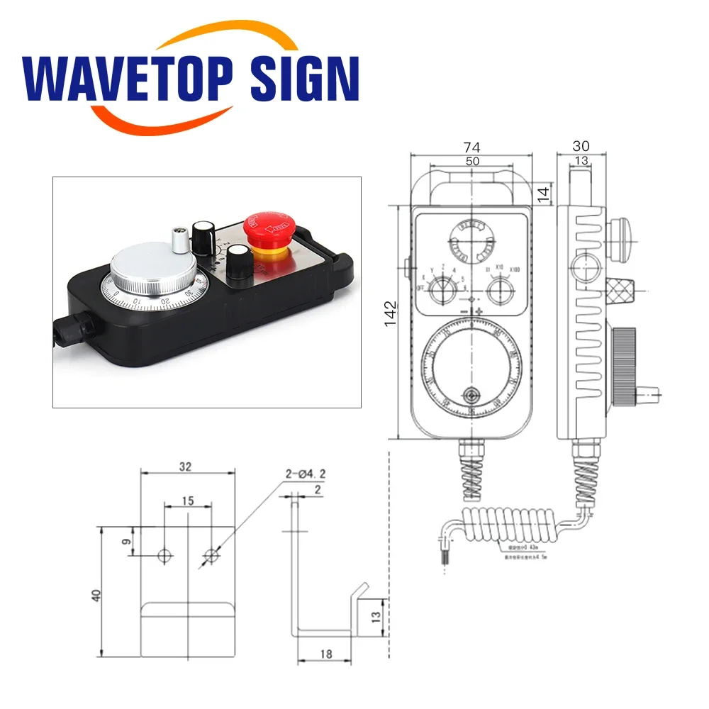 CNC Pulse Generator 4/6Axis MPG Pendant Handwheel 5V 12V 24V for FAGOR GSK Siemens MITSUBISHI FANUC System Pulse Generator cnc handwheel