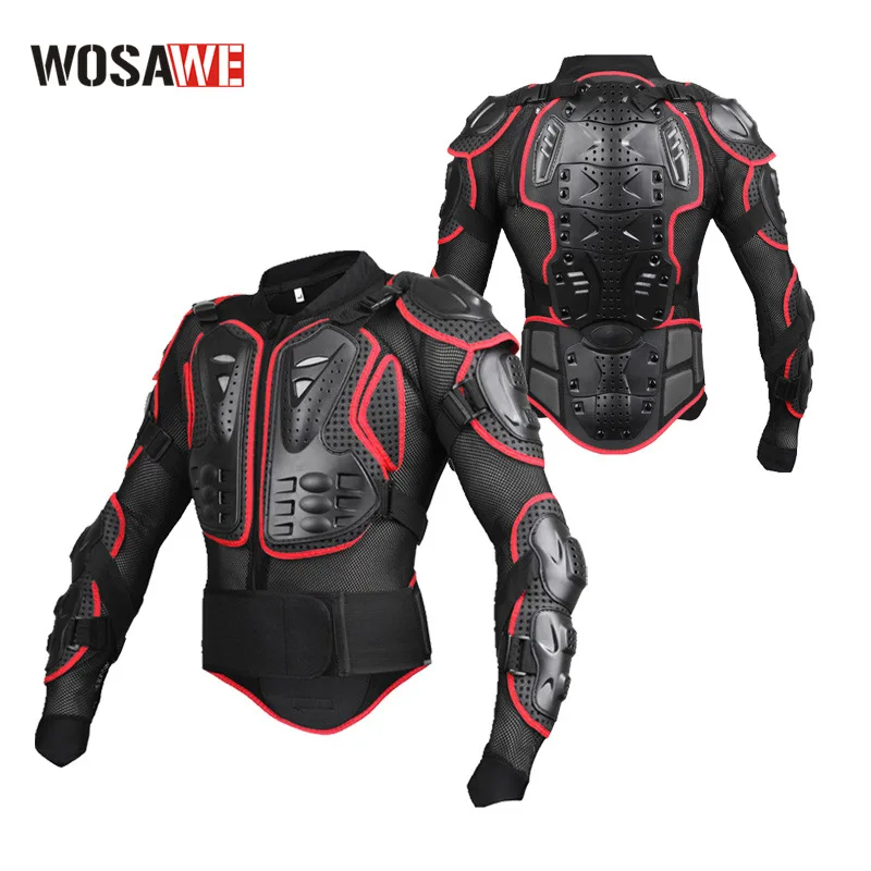 

Sports Motorcycle Armor Protector Jacket Body Support Bandage Motocross Guard Brace Protective Gears Chest Ski Protection