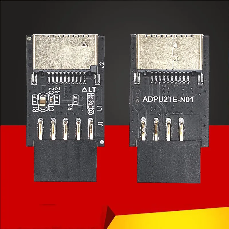 

Внутренний разъем USB2.0 на USB 3,1/Тип C, Передний тип E адаптер, внешний конвертер 20 контактов на 9 контактов для соединителя материнской платы, переходник