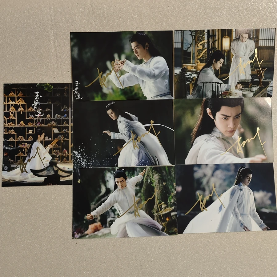 

Xiao zhan chinese tv series yu gu yao autographed photo 6-inch 3-inch non printed as birthday gift for friend