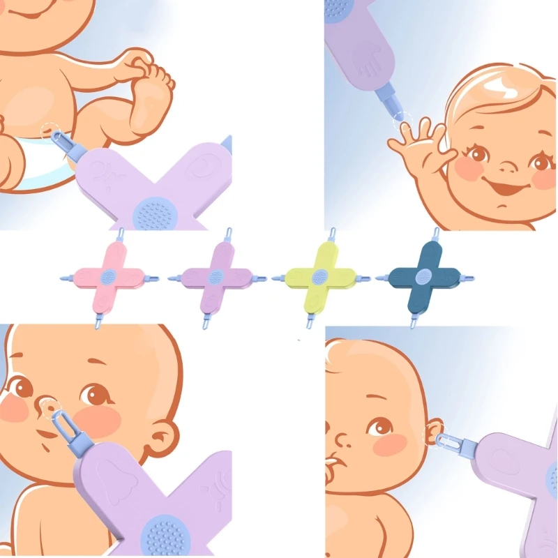 

Ear Wax Removal Tool Earpick Ears Nose & Navel Cleaning Tool for New Parents